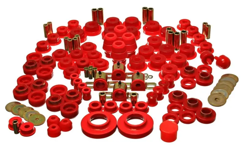 Energy Suspension Hyper-Flex Master Bushing Kit – Red Polyurethane For 1997–2006 Jeep Wrangler Tj 1