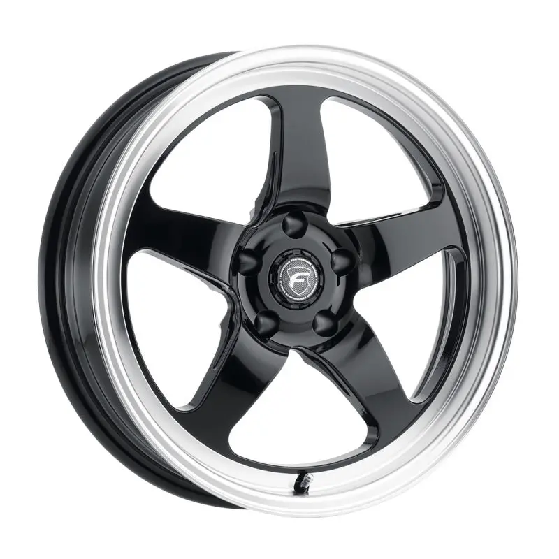 Forgestar F001 Beadlock Wheel – 17×11", 5×120.65 Bolt Pattern, +43 Offset, Gloss Black W/ Machine-Finished Lip 1