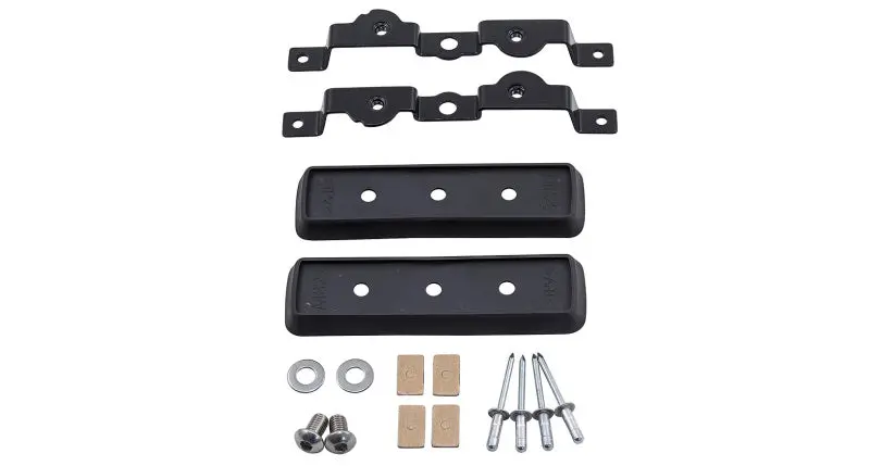Rhino-Rack Quick Mount Ditch Brackets For Mitsubishi Triton — Rear Pair (2 Pieces) 1