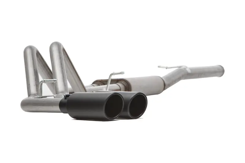 Gibson 14-18 Gmc Sierra 1500 Denali 6.2L 3.5In/2.25In Cat-Back Dual Sport Exhaust - Black Elite 1