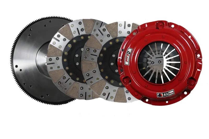 Mcleod Rxt Twin-Disc Clutch Kit For Chevy Lsa, Lt1, And Lt4 Engines – 1-1/8" X 26 Spline, 8-Bolt Steel Flywheel, Retro-Fit Compatible 1