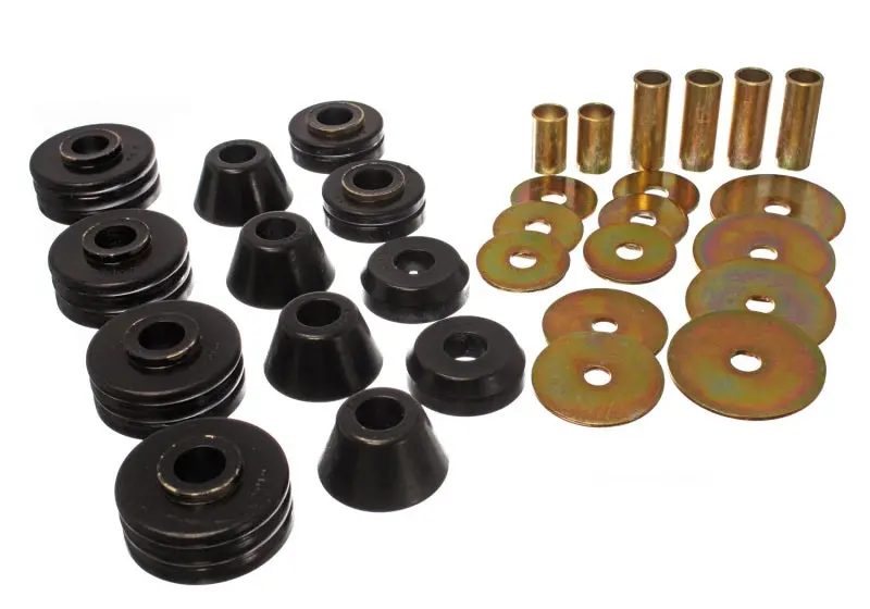 Energy Suspension Black Cab Mount Kit For 1973–1980 Gm C-10 / C1500 1/2-Ton 2Wd Pickup 1