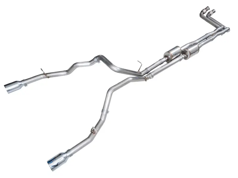 Awe Tuning Cat-Back Exhaust System For 2025+ Ram 1500 3.0L Twin-Turbo Rebel – Chrome-Silver Tips, Oem-Compatible Design 1