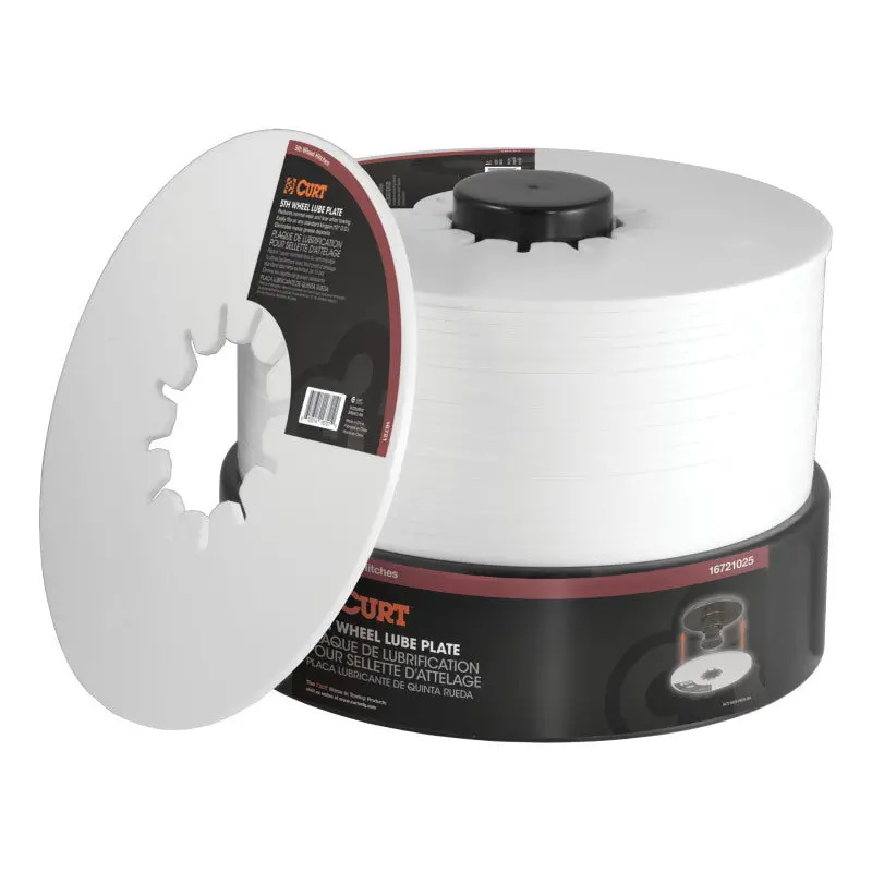 Curt 10-Inch Fifth-Wheel Lube Plates – 25-Pack 1