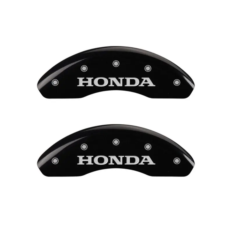 Mgp Engraved Front And Rear Brake Caliper Covers – Honda Fit, Black Finish With Silver Accent 1