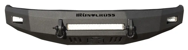Iron Cross Low-Profile Front Bumper In Matte Black For 2010–2018 Ram 2500/3500 1