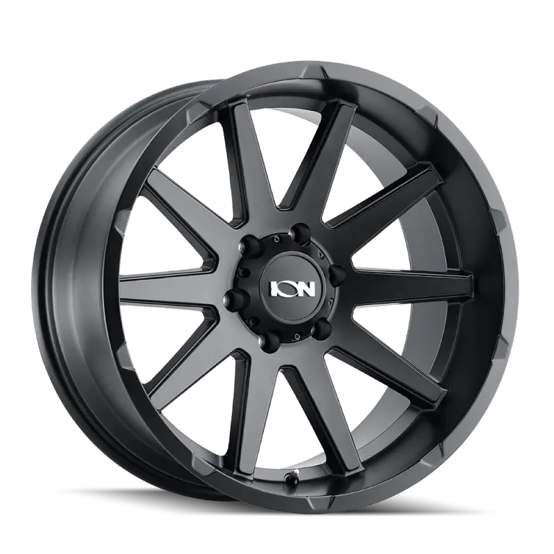 Ion Type 143 Matte Black Alloy Wheel – 20X10 Inches, 8X170 Bolt Pattern, -19Mm Offset, 125.2Mm Hub Bore 1