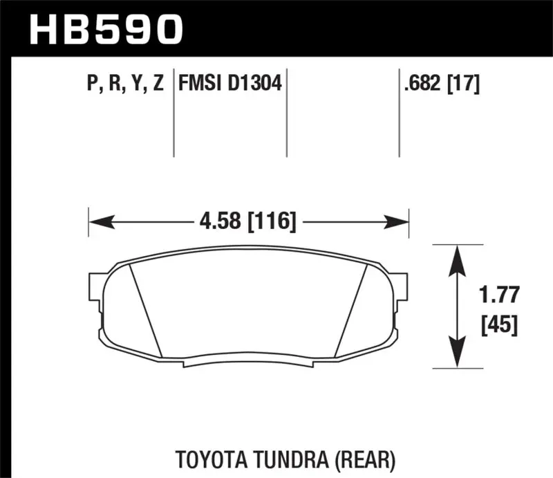 Hawk Lts High-Performance Street Brake Pads – Low Dust, Quiet Operation 1