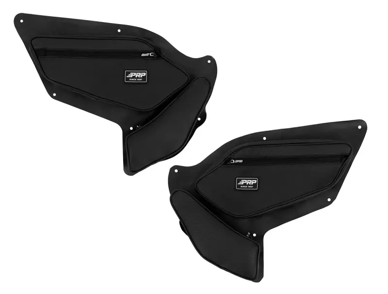 Polaris Rzr Pro Xp, Pro R, And Turbo R Front Door Storage Bags With Integrated Knee Support (Pair) 1