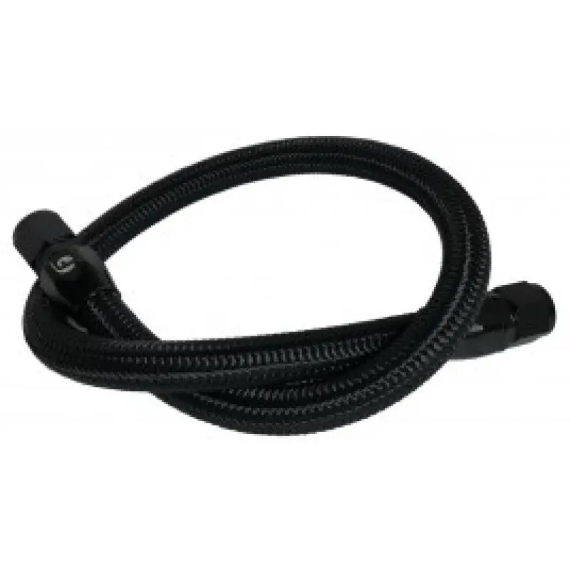 Fleece Performance Braided Coolant Bypass Hose For 1994–1998 Dodge Cummins 12-Valve – 39.5" Length, Black 1
