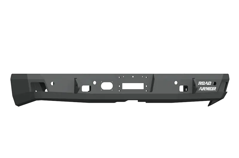 Road Armor Stealth Rear Winch Bumper — Textured Black Finish For 2010–2018 Ram 2500 (Warn M8000 Compatible) 1
