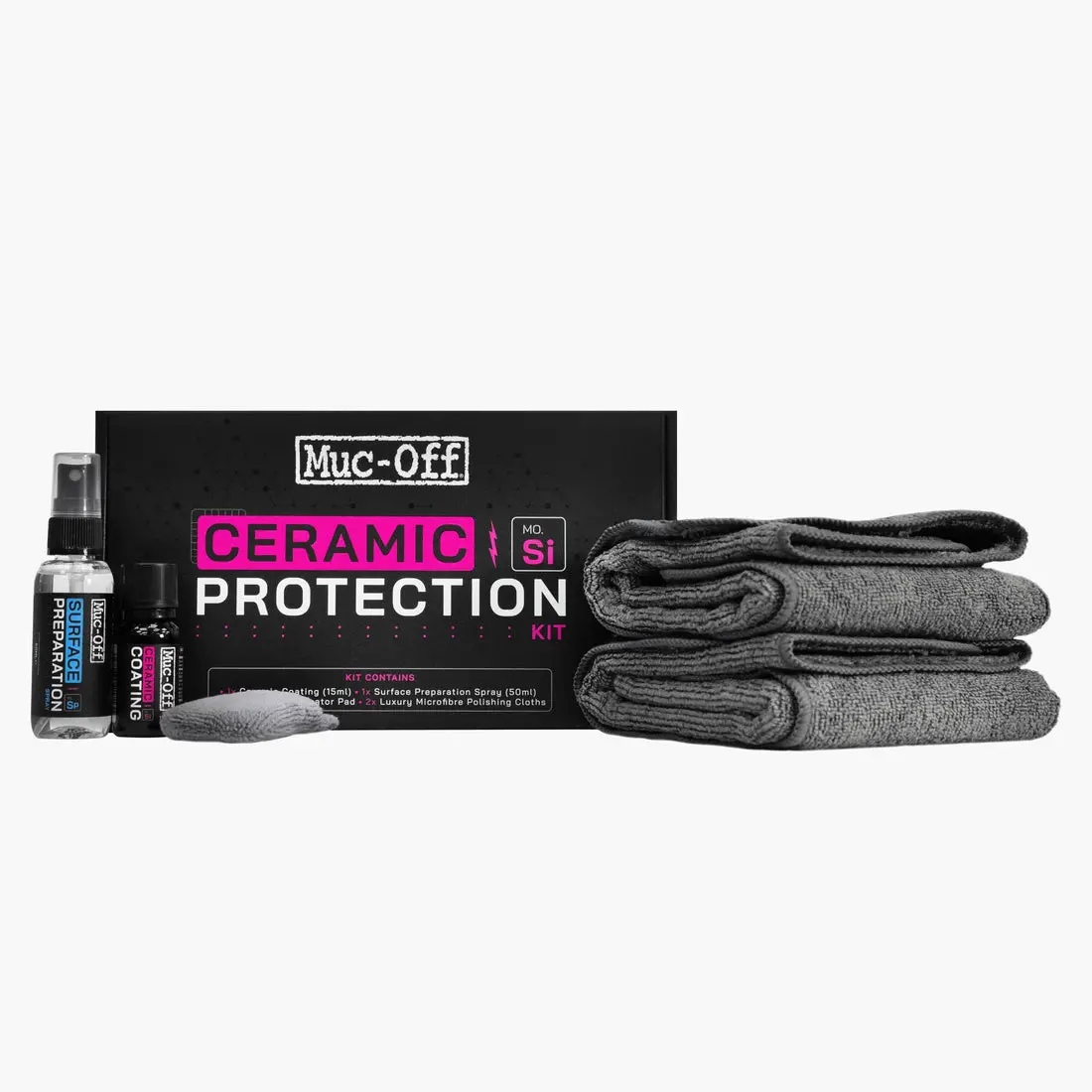 Muc-Off Ceramic Protective Coating Kit – Hydrophobic Vehicle Surface Sealant System 1