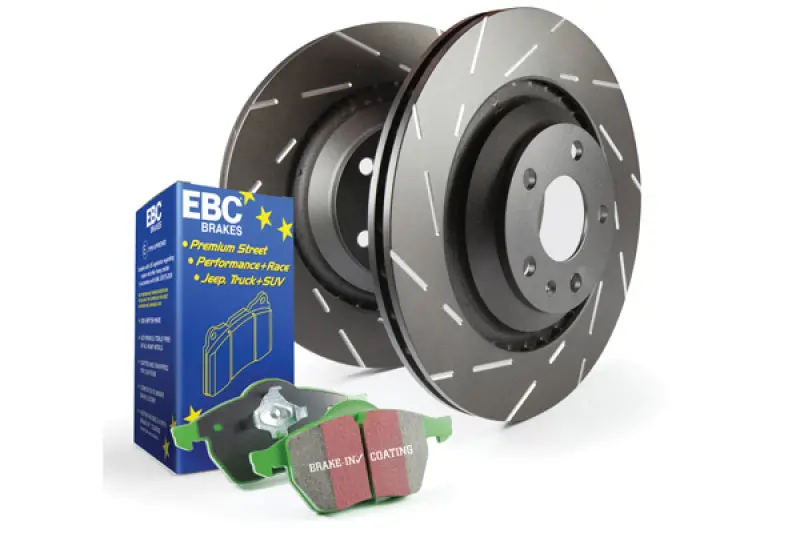 Greentuff Stage 2 Brake Kit – Includes Usr Rotors And Matching Performance Pads (2000 Series) 1