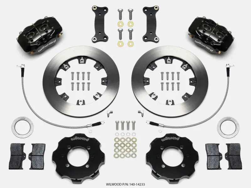 Wilwood Forged Dynalite Front Brake Hat Kit With Lines – 12.19" Rotor Compatible – 2016+ Mazda Mx-5 Miata 1
