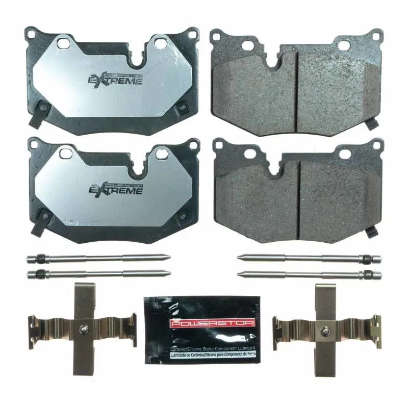 Power Stop Z26 Extreme Street Rear Brake Pads With Hardware For 2020 Chevrolet Corvette C8 Z51 1