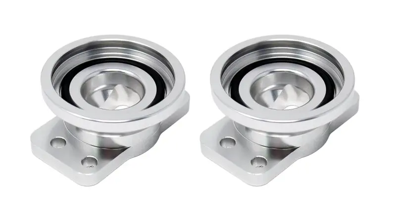 Torque Solution Dual Hks Blow-Off Valve Adapter Kit — For 2018+ Kia Stinger 3.3L Twin-Turbo 1