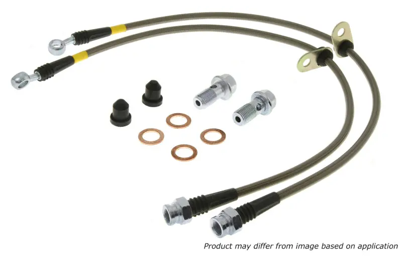 Stoptech Stainless Steel Rear Brake Lines For Mazda Rx8 1