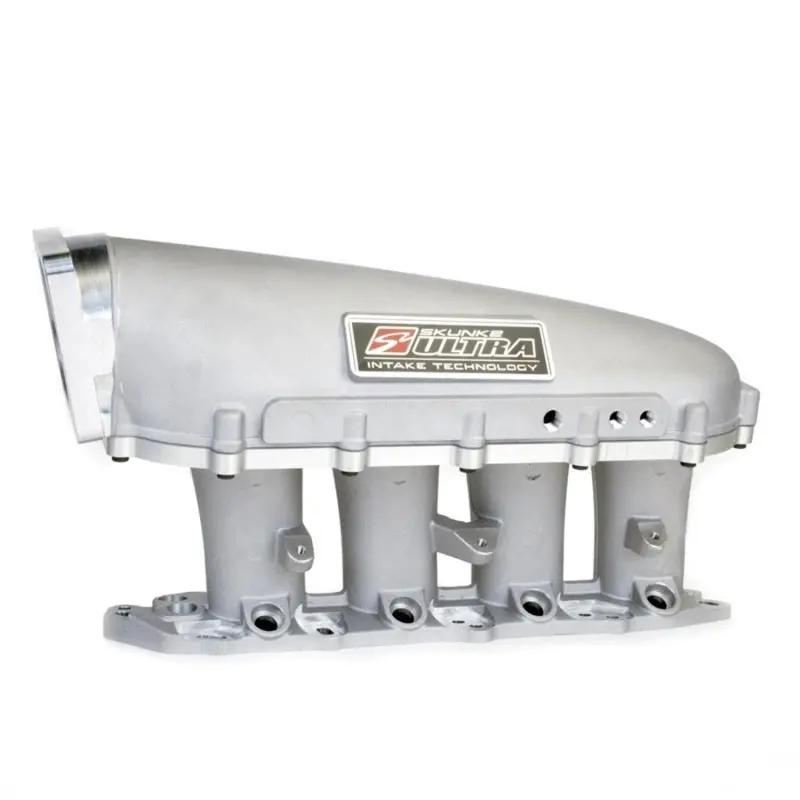 Skunk2 Ultra Series Intake Manifold For B-Series Vtec Engines – 3.5L Capacity – Silver Finish (Note: Requires Skunk2 Part #Sk907-05-9001 For 4.5L Applications) 1