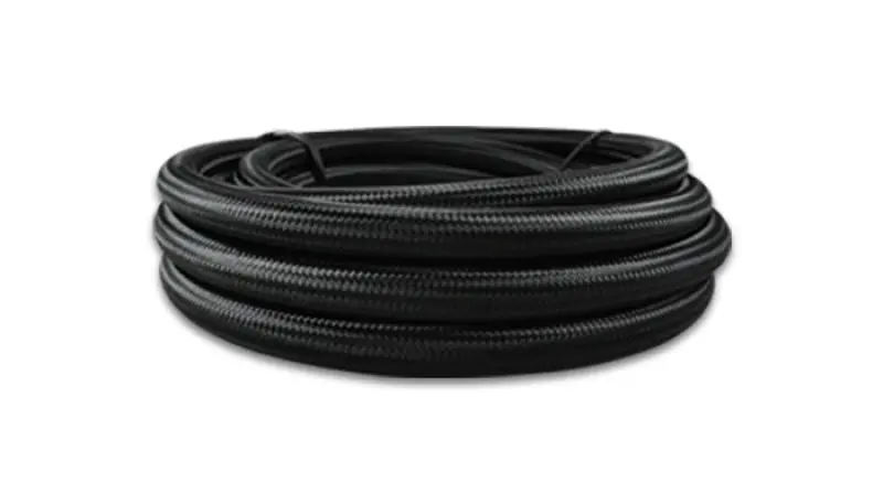 Vibrant -10 An Black Nylon Braided Ptfe Flex Hose – 10-Foot Length, High-Pressure Rated 1