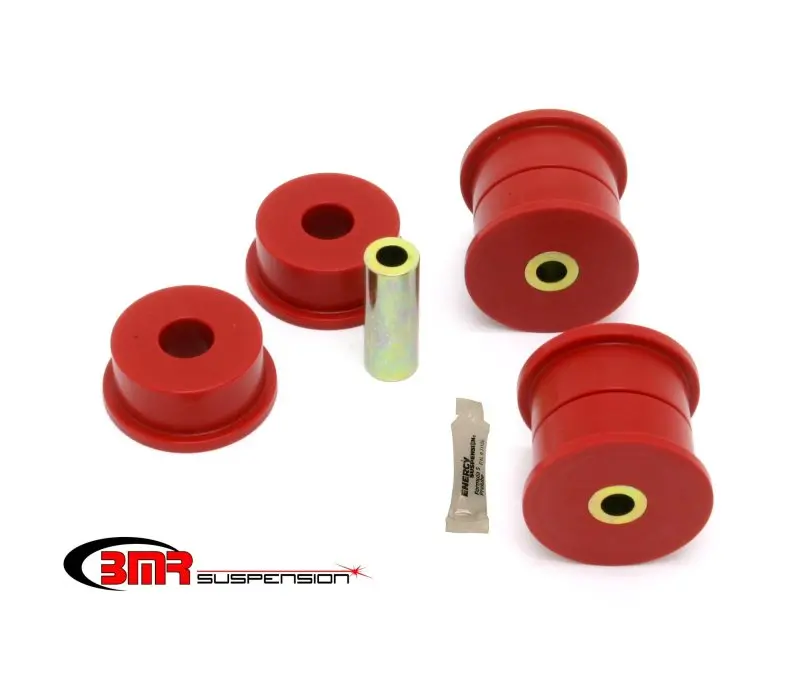 Bmr Polyurethane Differential Mount Bushing Kit – Pro Version For 2010–2015 Chevrolet Camaro (5Th Gen), Red Finish 1