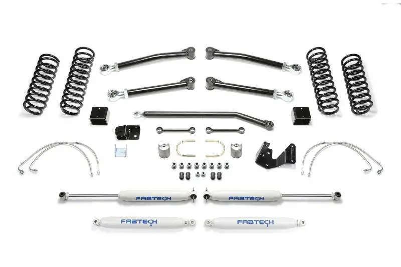 Fabtech 07-18 Jeep Jk 4Wd 2-Door 3In Trail Ii System W/Perf. Shocks 1