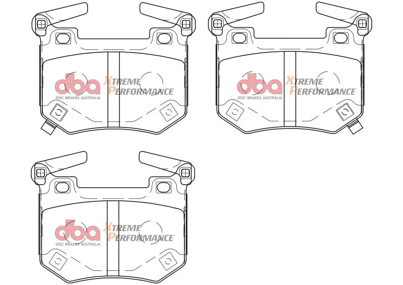 Dba Xp High-Performance Rear Brake Pads For 2018+ Kia Stinger V6 Twin-Turbo 1