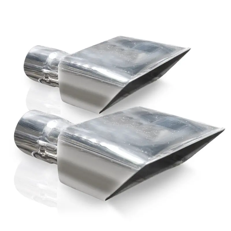 Stainless Works Hot Rod Box Exhaust Tips – 2.25" Inlet Diameter 1