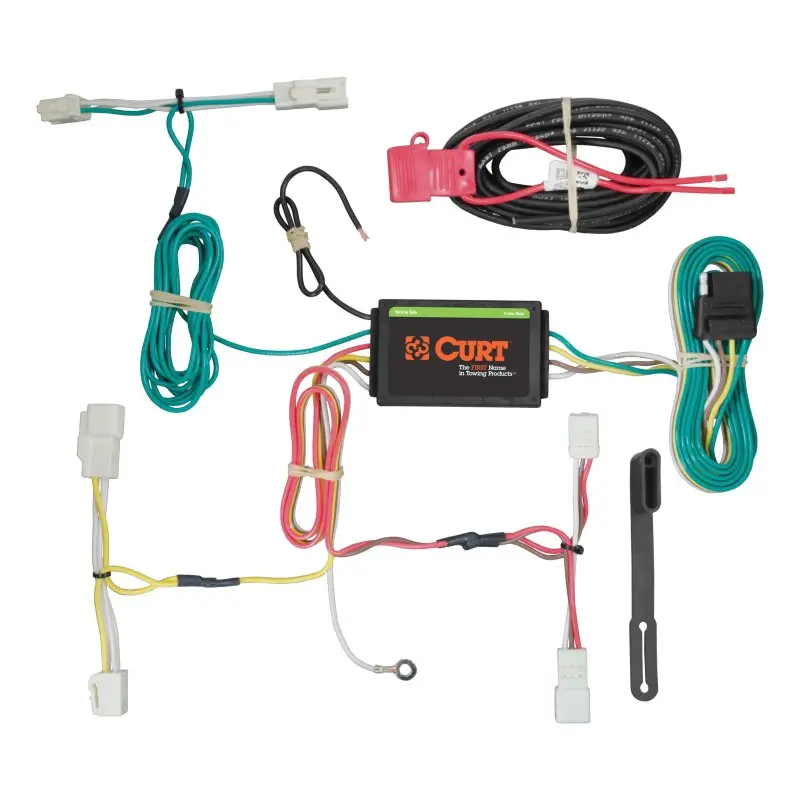 Curt Custom 4-Way Flat Wiring Harness For 2015–2019 Toyota Sienna 1
