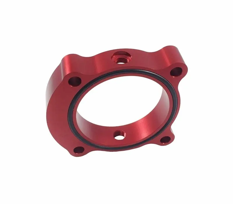 Torque Solution Throttle Body Spacer – Red Anodized, Compatible With Kia Optima 2.0T Engine 1